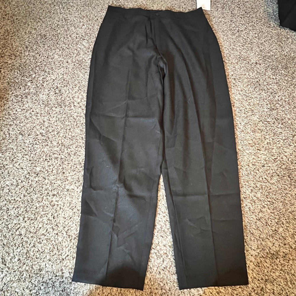 Vintage Levi's Bend Over Womens Black Straight Leg Dress Pants Plus Size 18W NWT